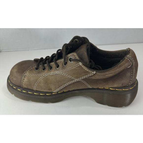 Dr Martens Vtg 90s Y2K Daisy 12283 Women's 9 Leather Oxford Chunky Shoes *Flawed - Picture 10 of 16